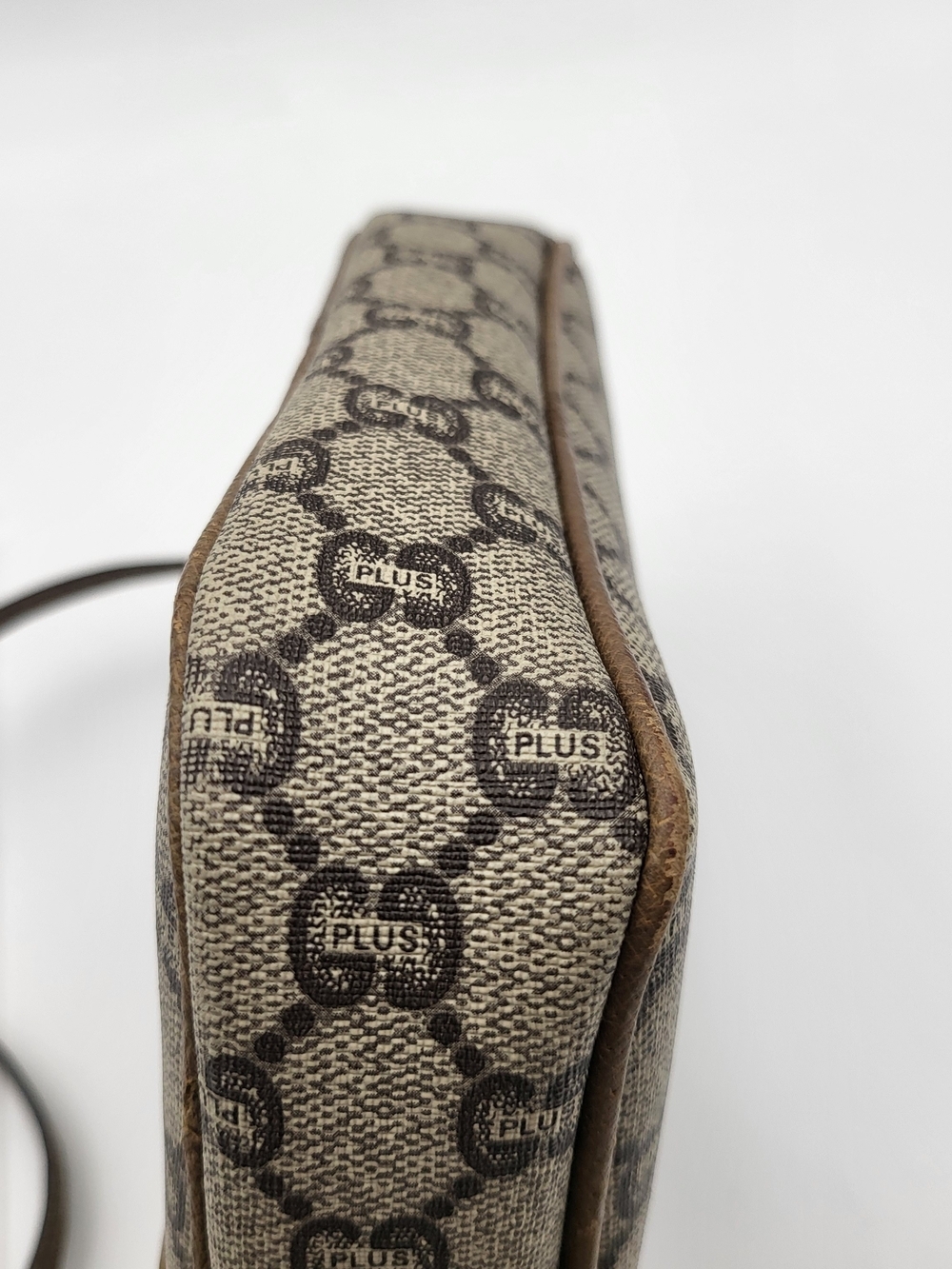 GUCCI GG PLUS CANVAS BEIGE SHOULDER CROSSBODY BAG..Vintage Authentic.. - Picture 14 of 16